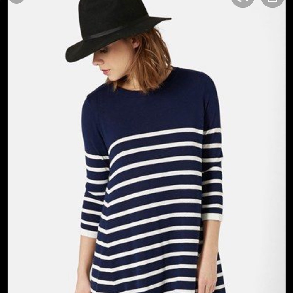 NWT Top Shop Knit Swing Dress Sz 8